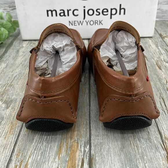 Marc Joseph Dwight Place Pebbled Driver Leather Golf Shoes Size 8.5 main image 4